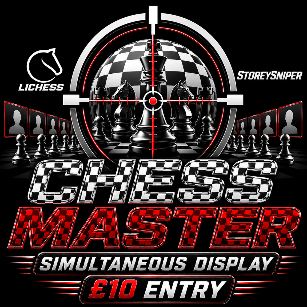 Chess Master Simultaneous Display — £10 Entry