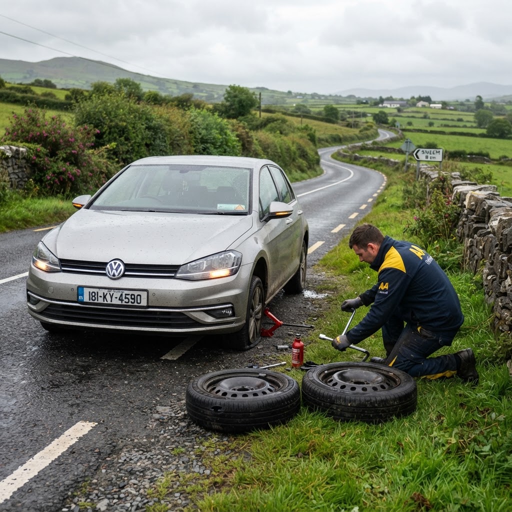 Punctured Tyres