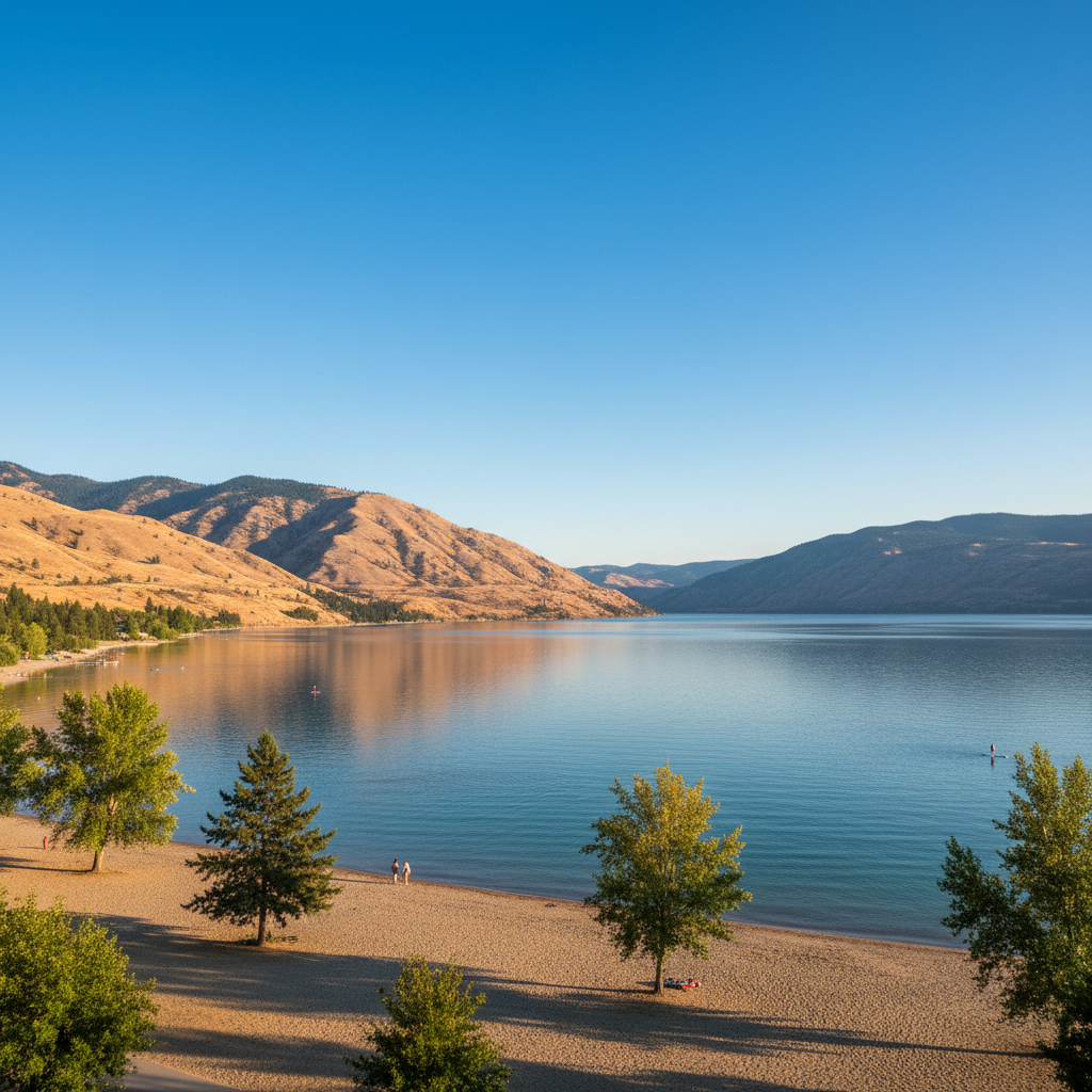 Okanagan Lake waterfront, Penticton
