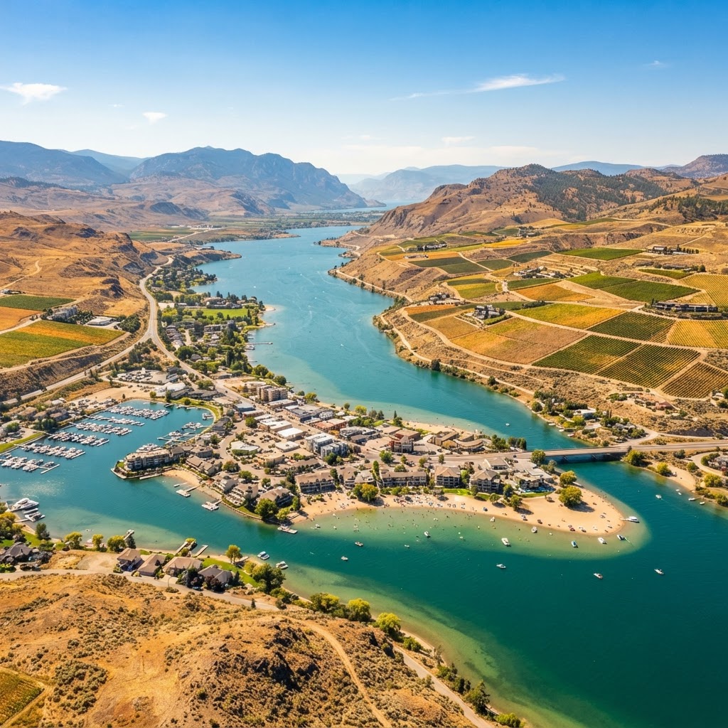 Osoyoos, BC   desert town on Osoyoos Lake