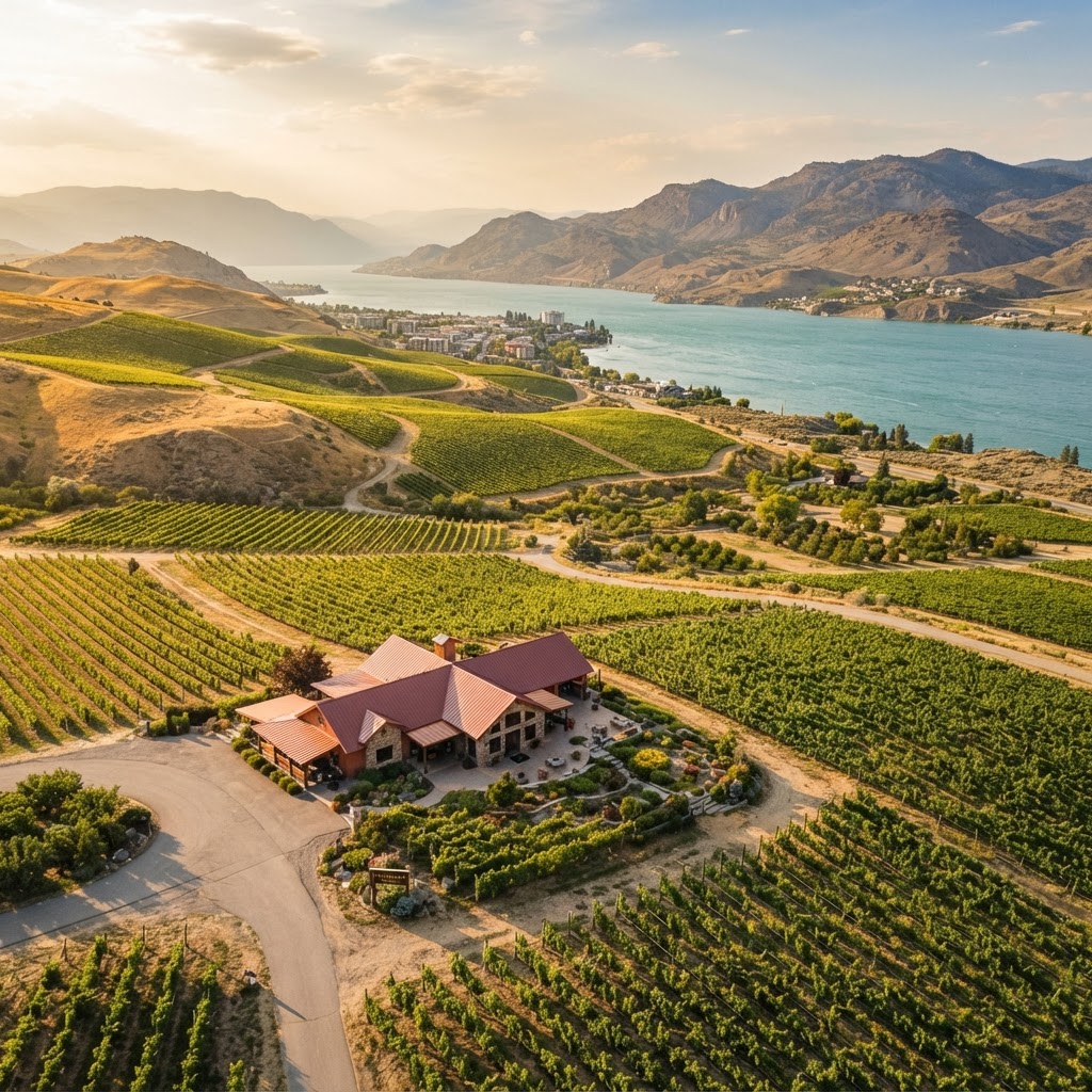 Oliver and Osoyoos vineyards in the South Okanagan