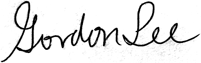 Gordon Lee's signature