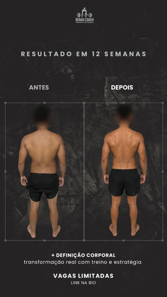 Resultado masculino — aluno-01 — costas — antes e depois