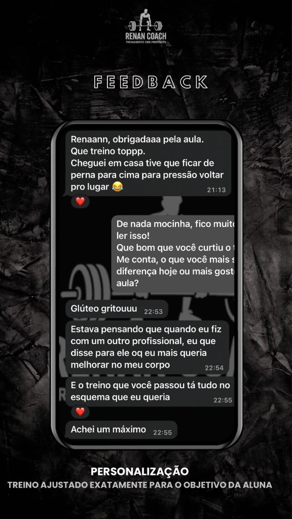 Feedback PERSONALIZAÇÃO