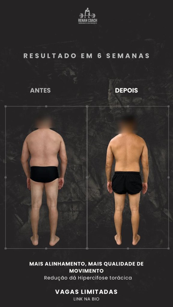 Resultado masculino — aluno-04 — costas — antes e depois