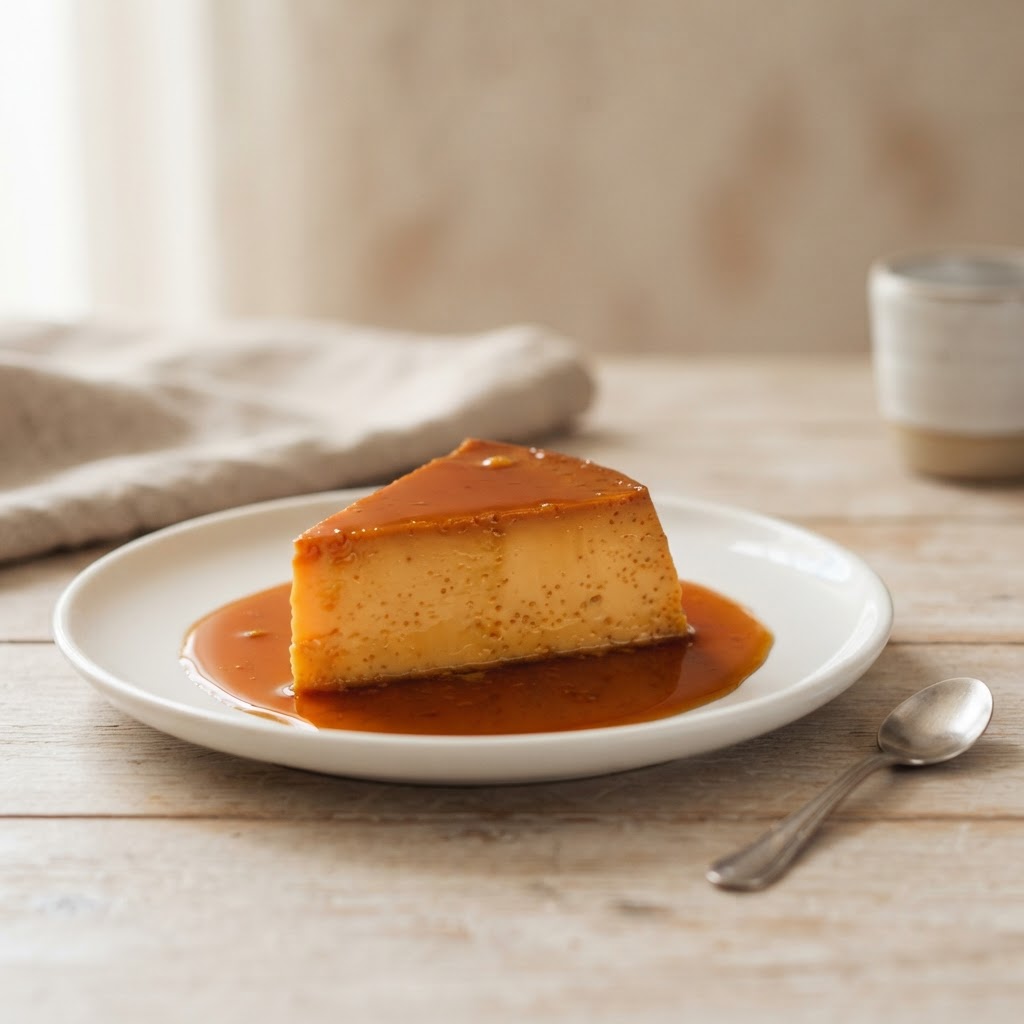 Flan casero solo