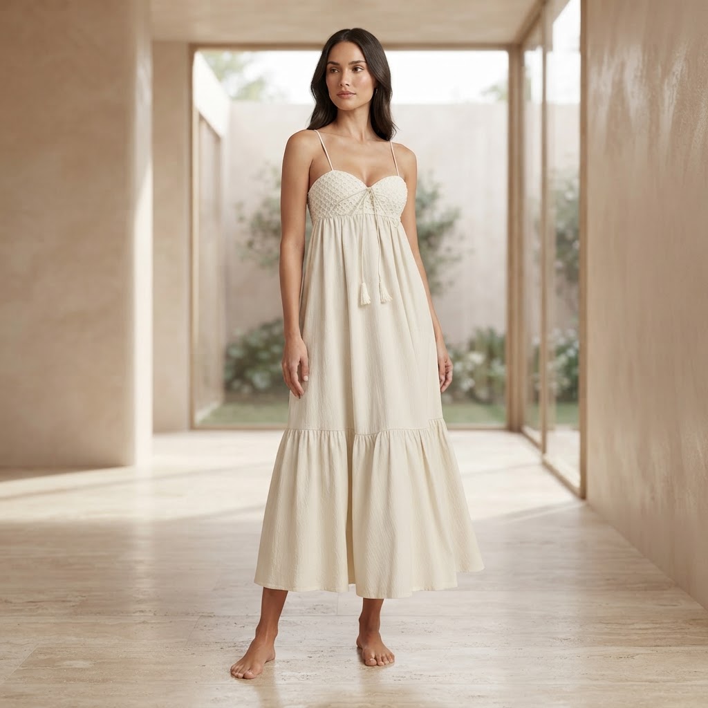 Chic Spaghetti Strap Sweetheart Dress