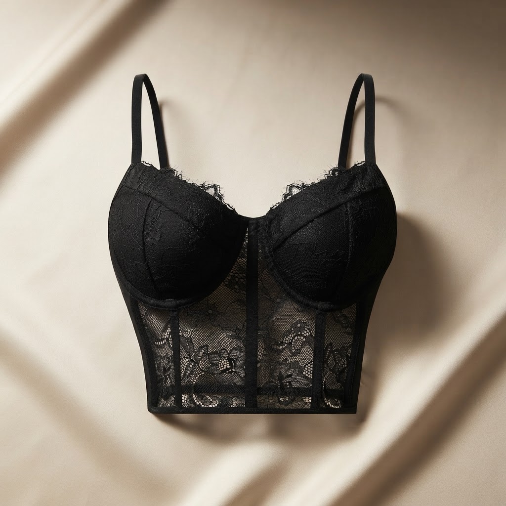 Mesh Push-Up Bralette for Effortless Elegance