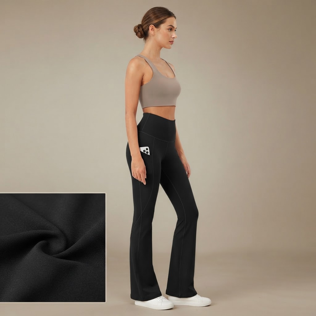 Elegant Women's Flared Yoga Pants