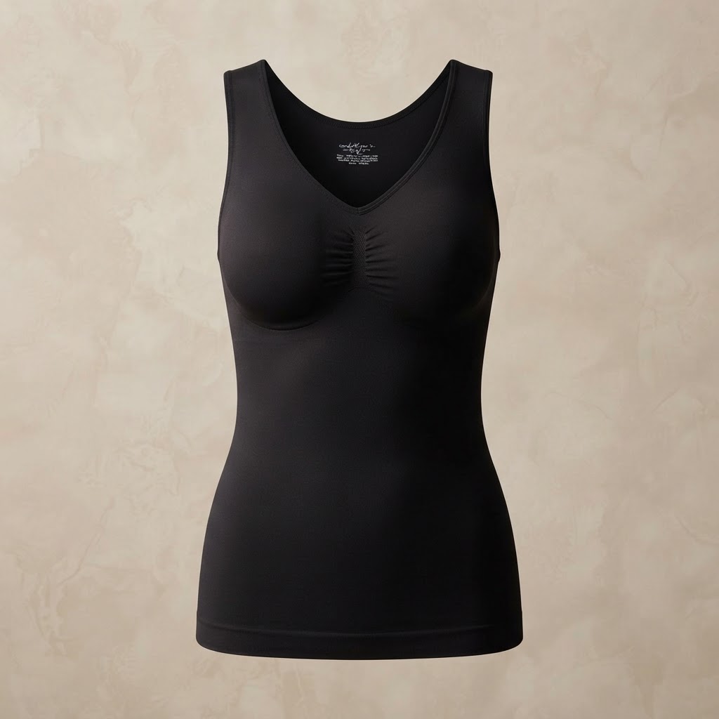 Women's Tummy Control Shapewear Tank Top - XL