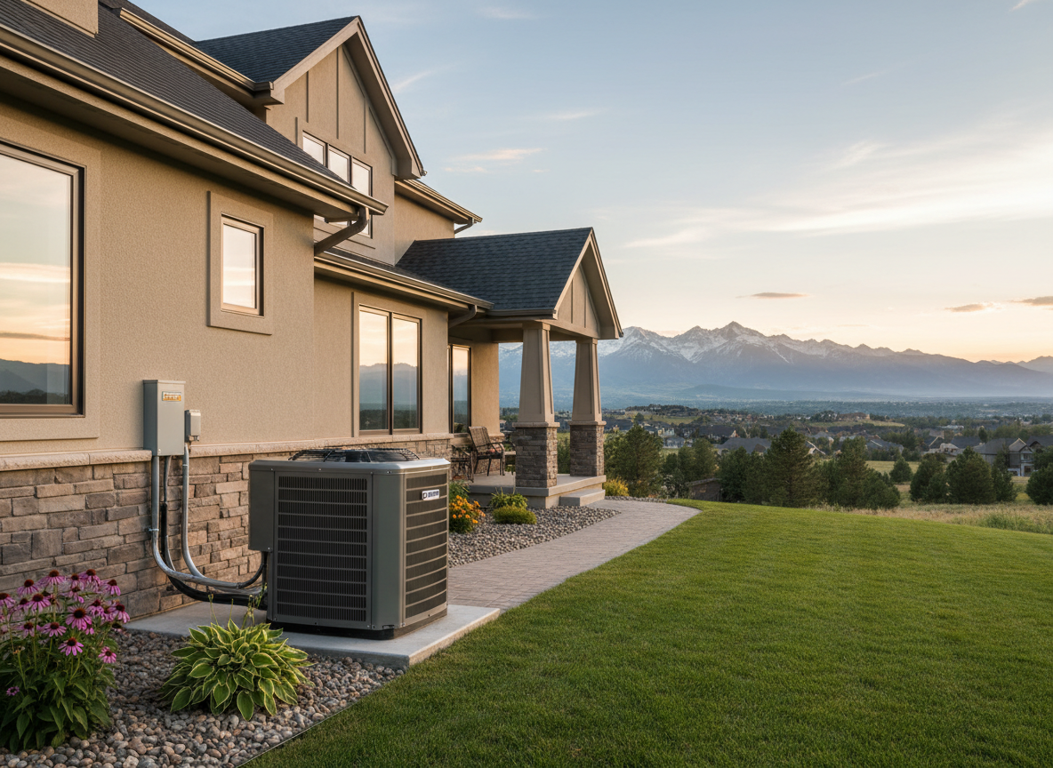 Professional HVAC installation in Colorado Springs home