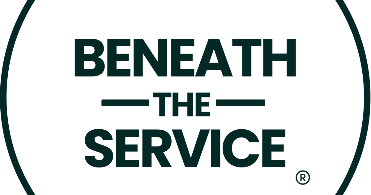 Beneath the Service logo