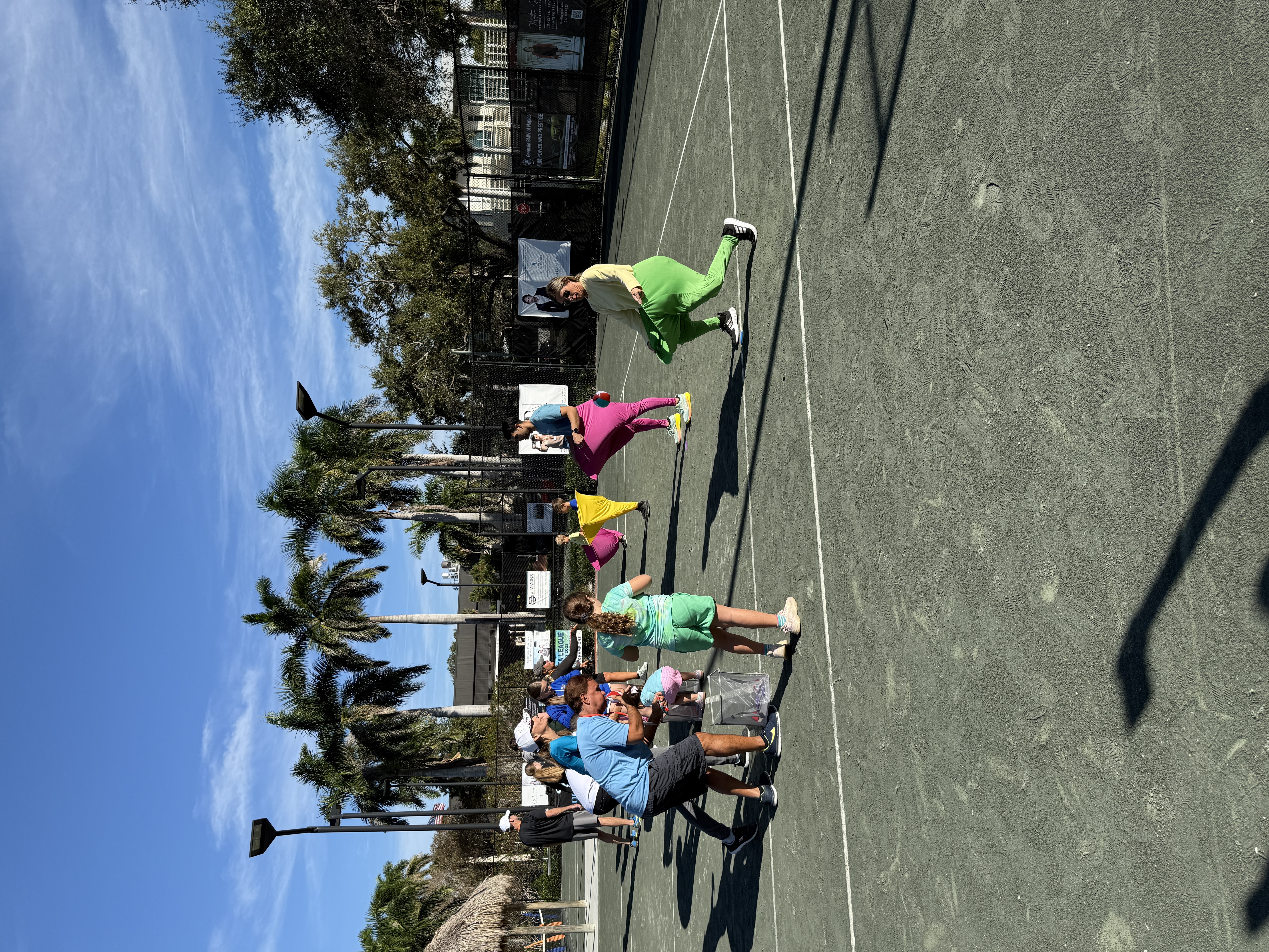 Boots on the Court tennis clinic in Naples, Florida