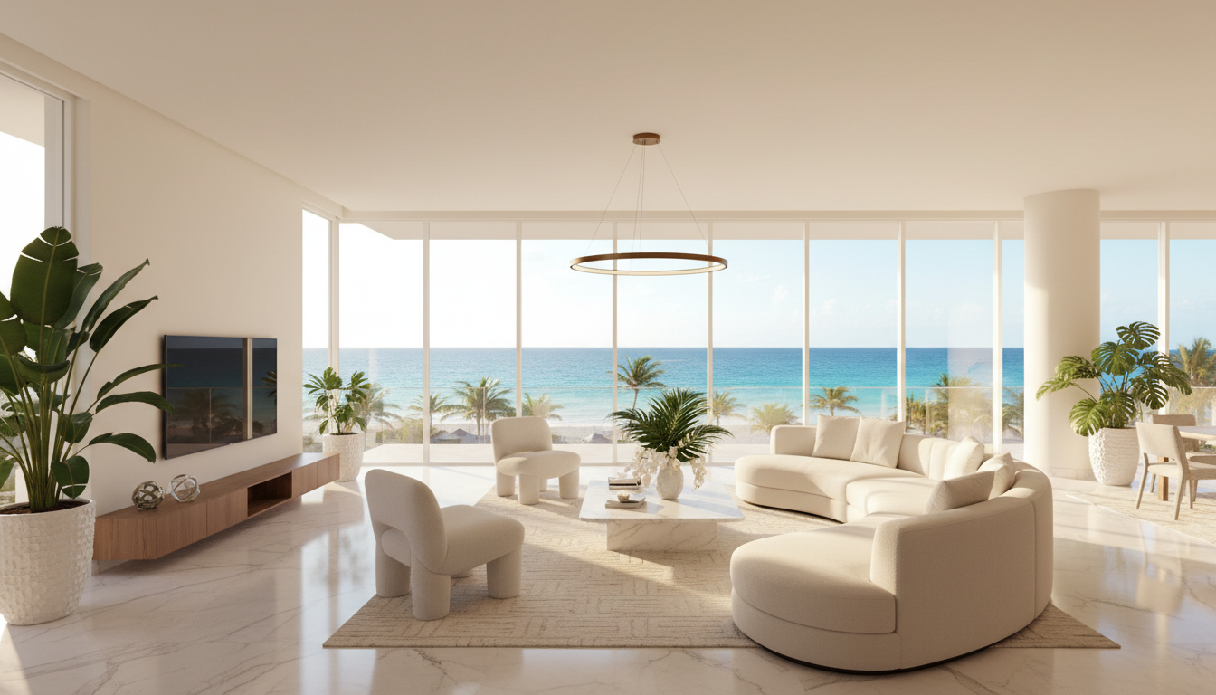 Interior de propiedad en Cancún