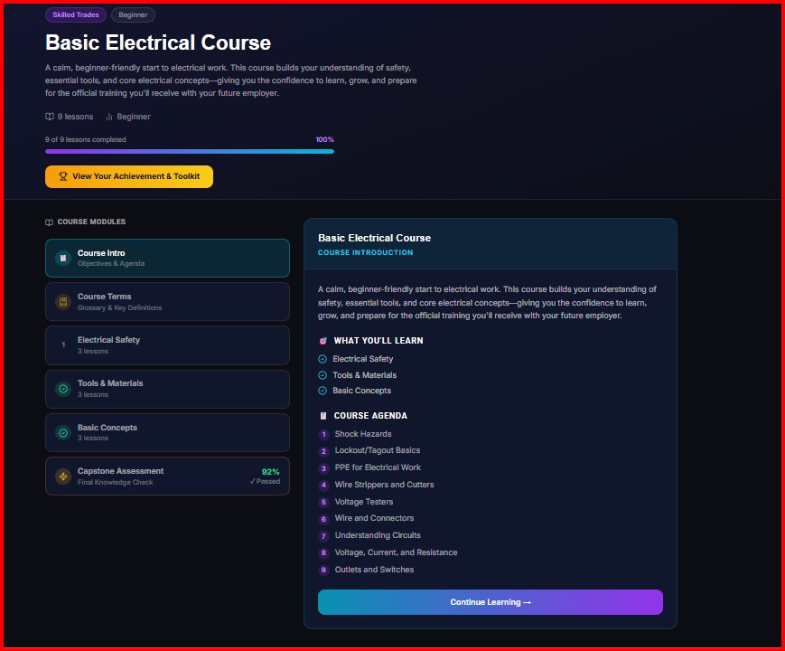 Course Details with Enroll Button