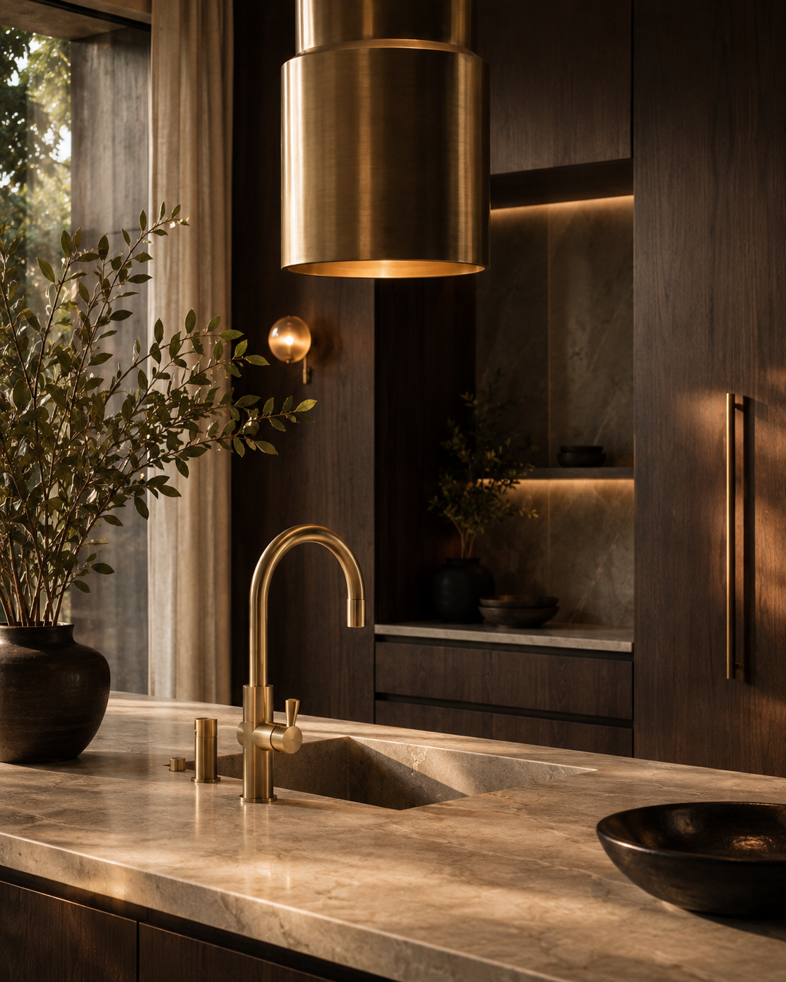 Brushed Brass