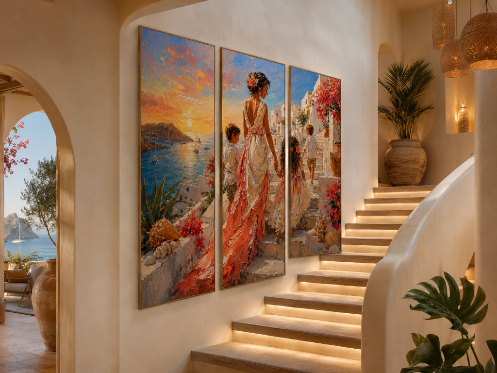 Escalera Pueblo Mar