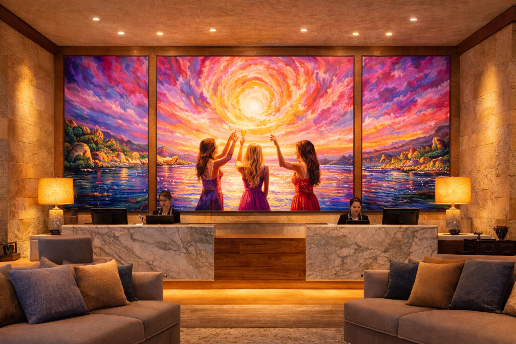 Sunset Brindis · Las Tres Diosas