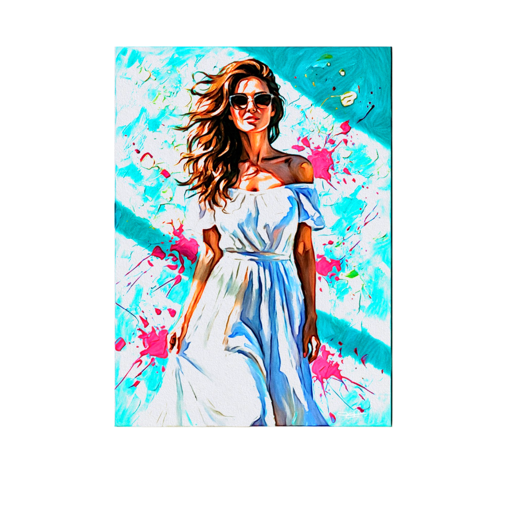 Sari Rayban Explosion Brush Caribe Pink