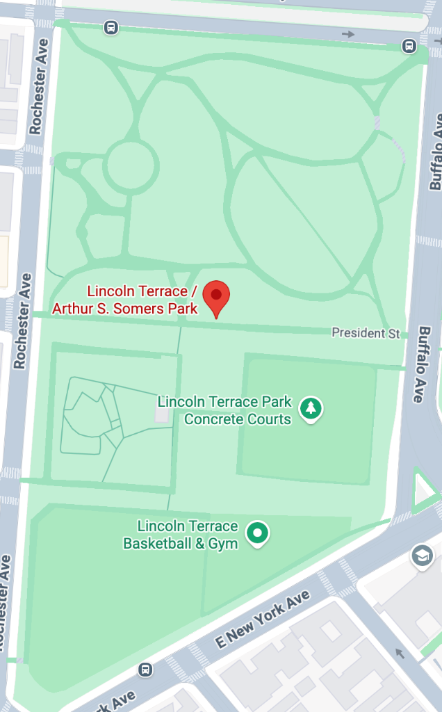 Lincoln Terrace Park Festival Map