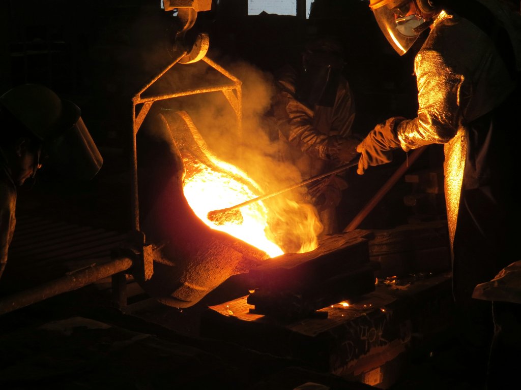 Forging fire