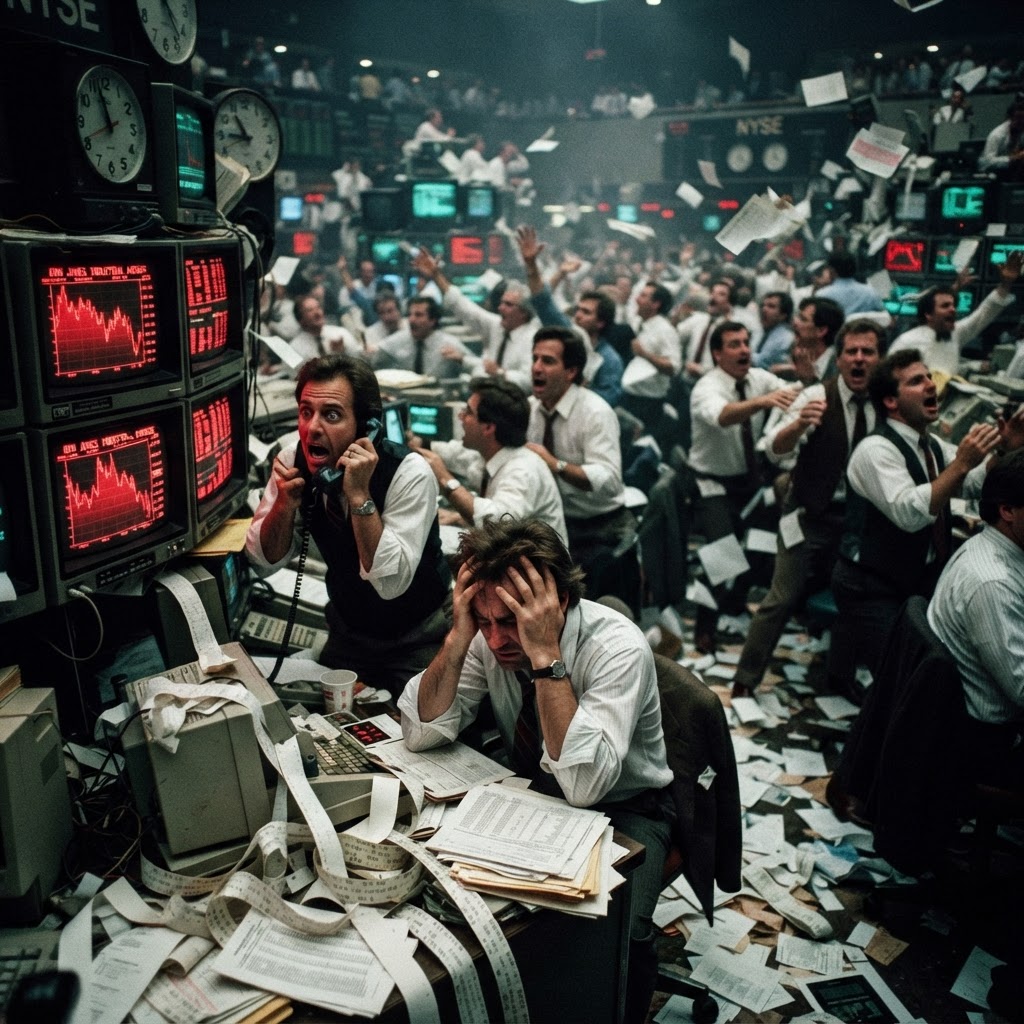 Black Monday 1987: the 22% crash in a single day
