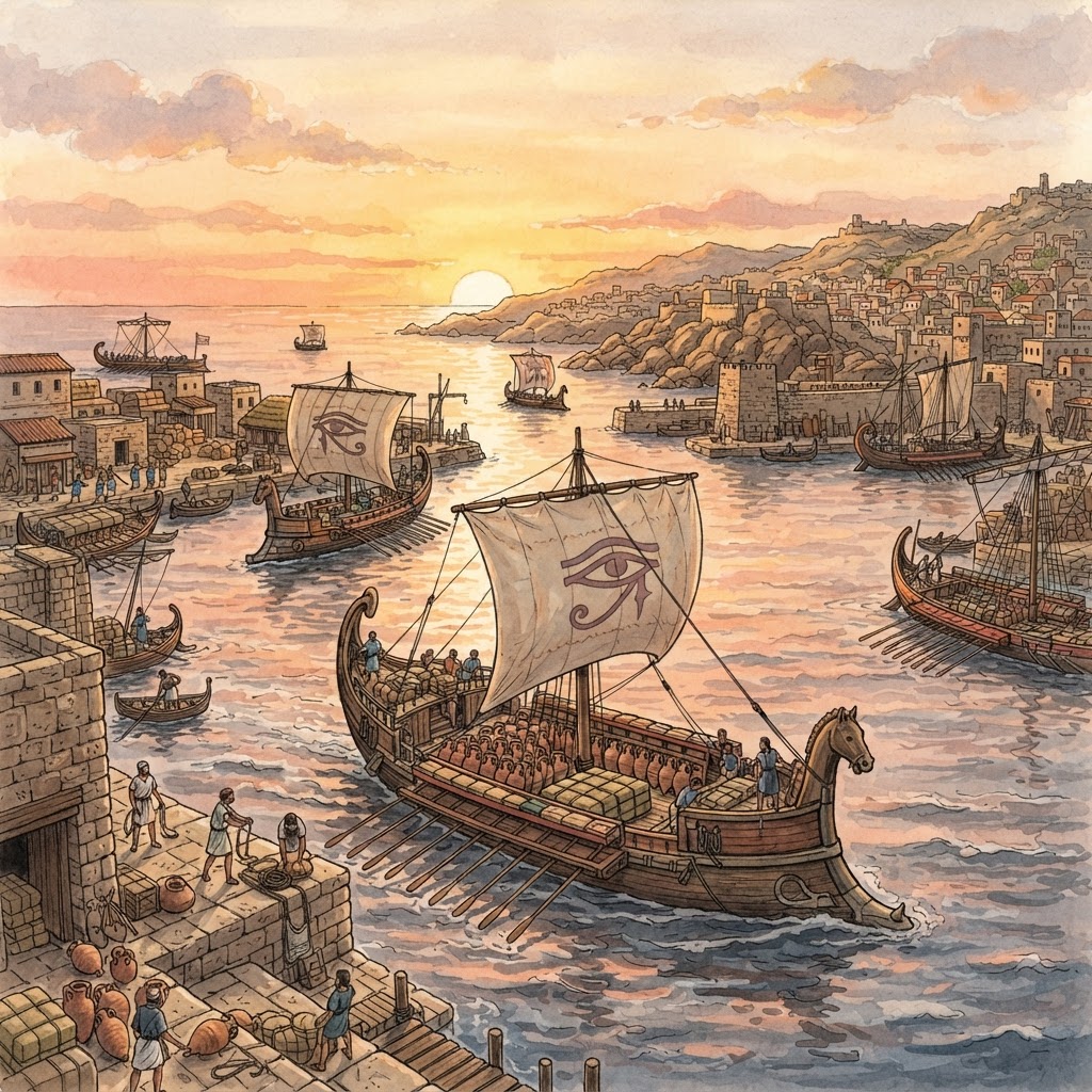 The Phoenicians and Trade Routes 900 BC: the first global traders in history