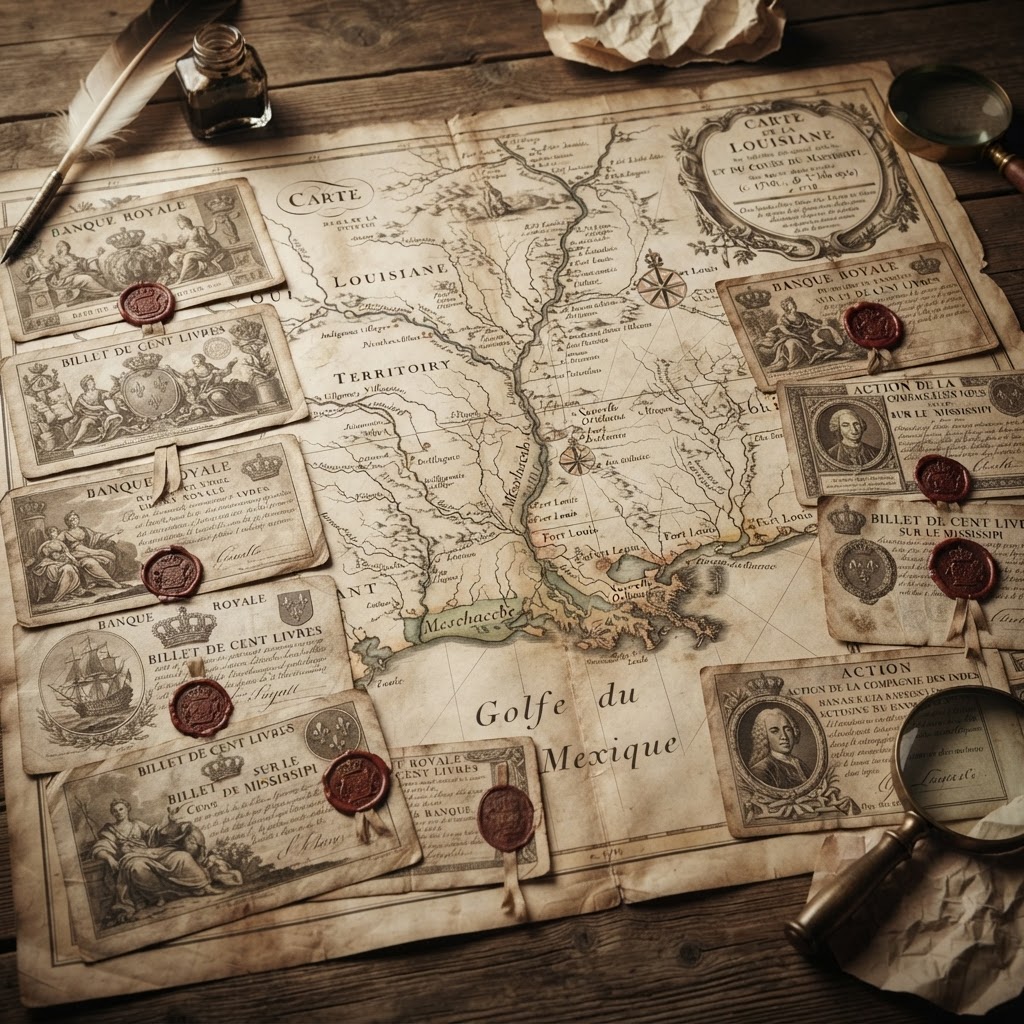 The Mississippi Scheme 1720: John Law and the first central bank in history