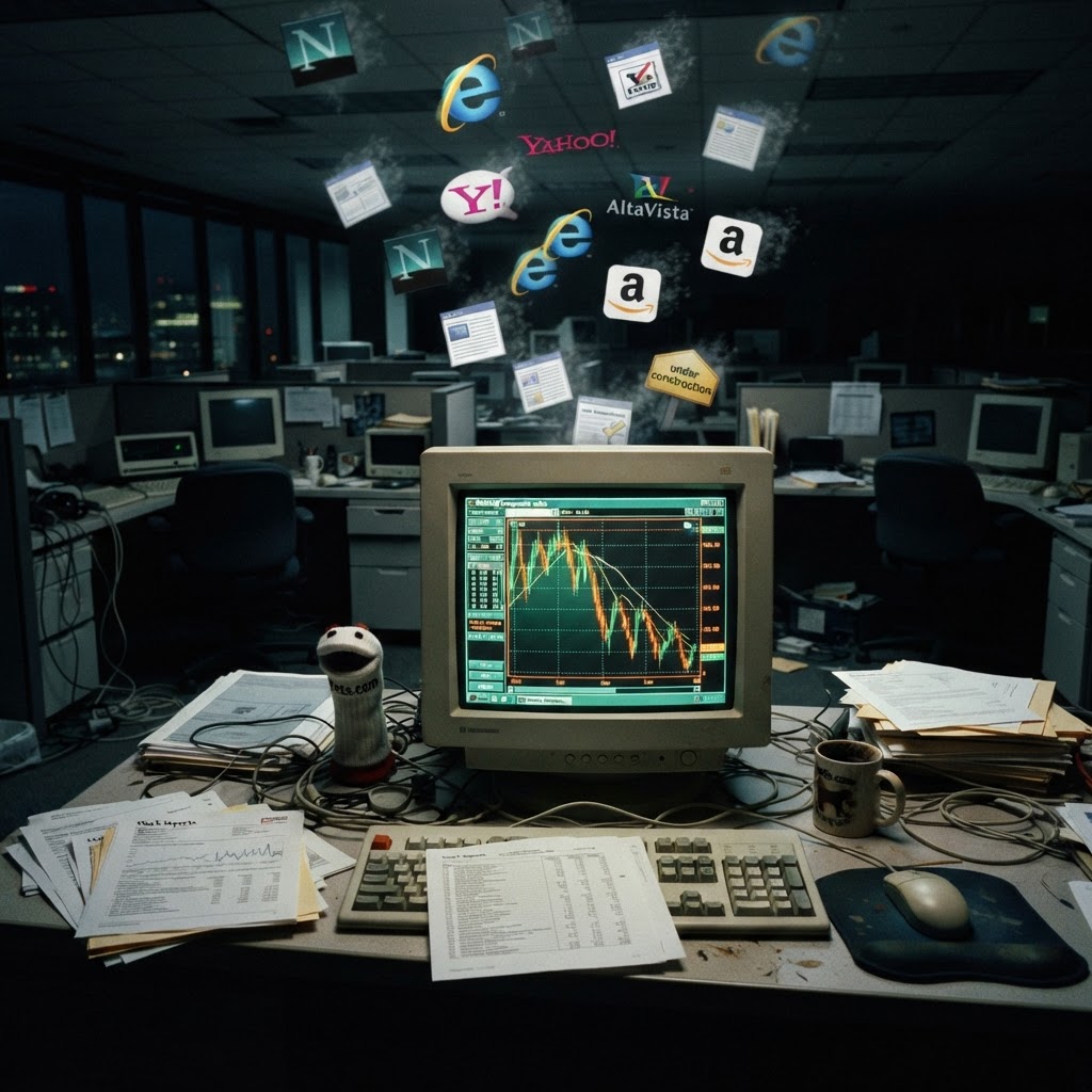 The Dot-Com Bubble: when the Internet was worth more than the entire real economy