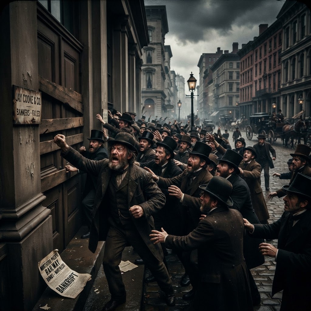 The Panic of 1873 and Jay Cooke: the collapse of America's largest bank