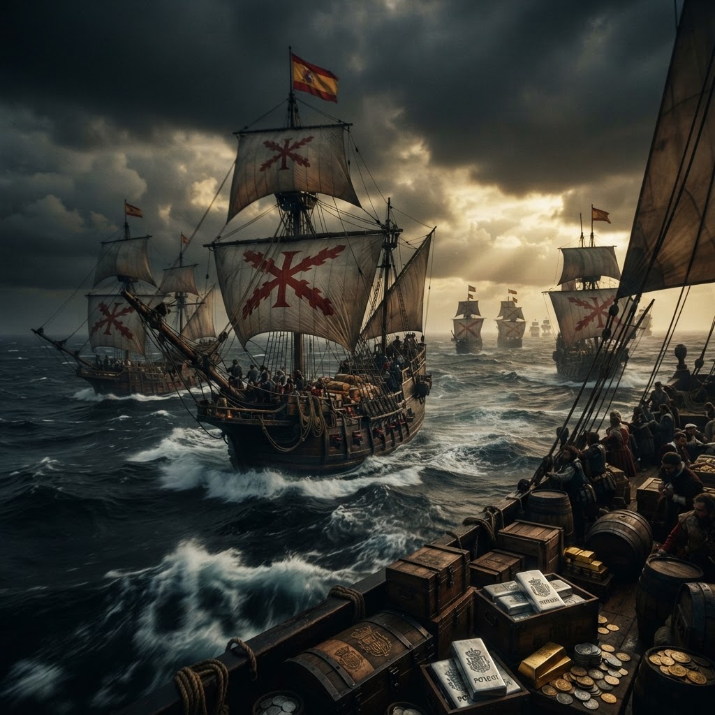 American Gold and the Great Inflation of 1550: when too much gold hurts