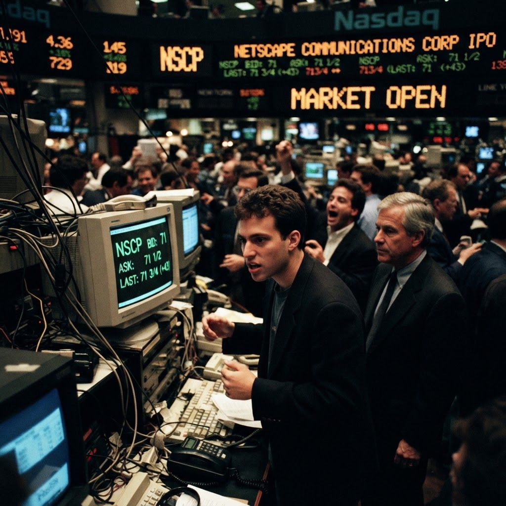 The Netscape IPO 1995: the Big Bang of the dot-com bubble