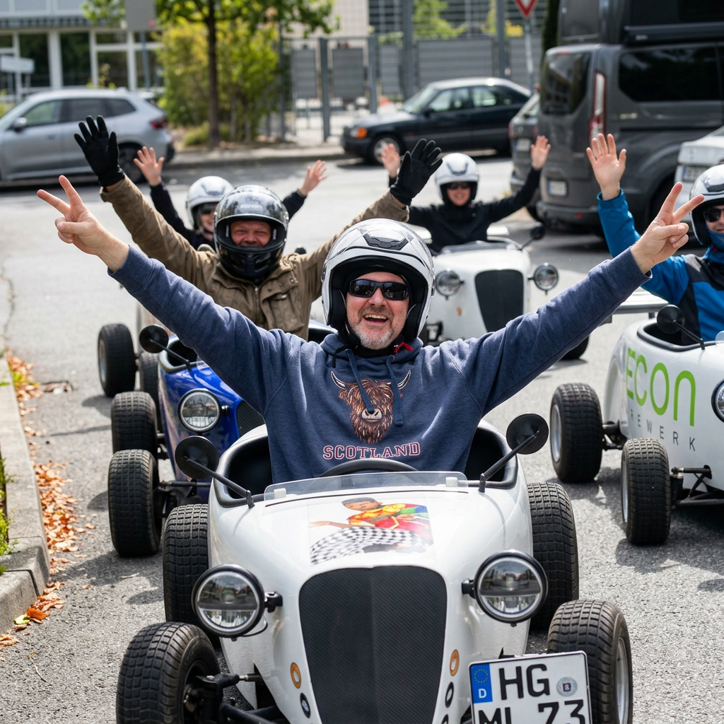 Hot Rod Patrol – Kleinwagen Tour durch den Taunus bei Frankfurt