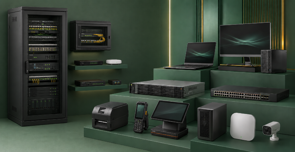 Enterprise IT, networking, POS, and computing hardware showcase from Star Tech's product catalog