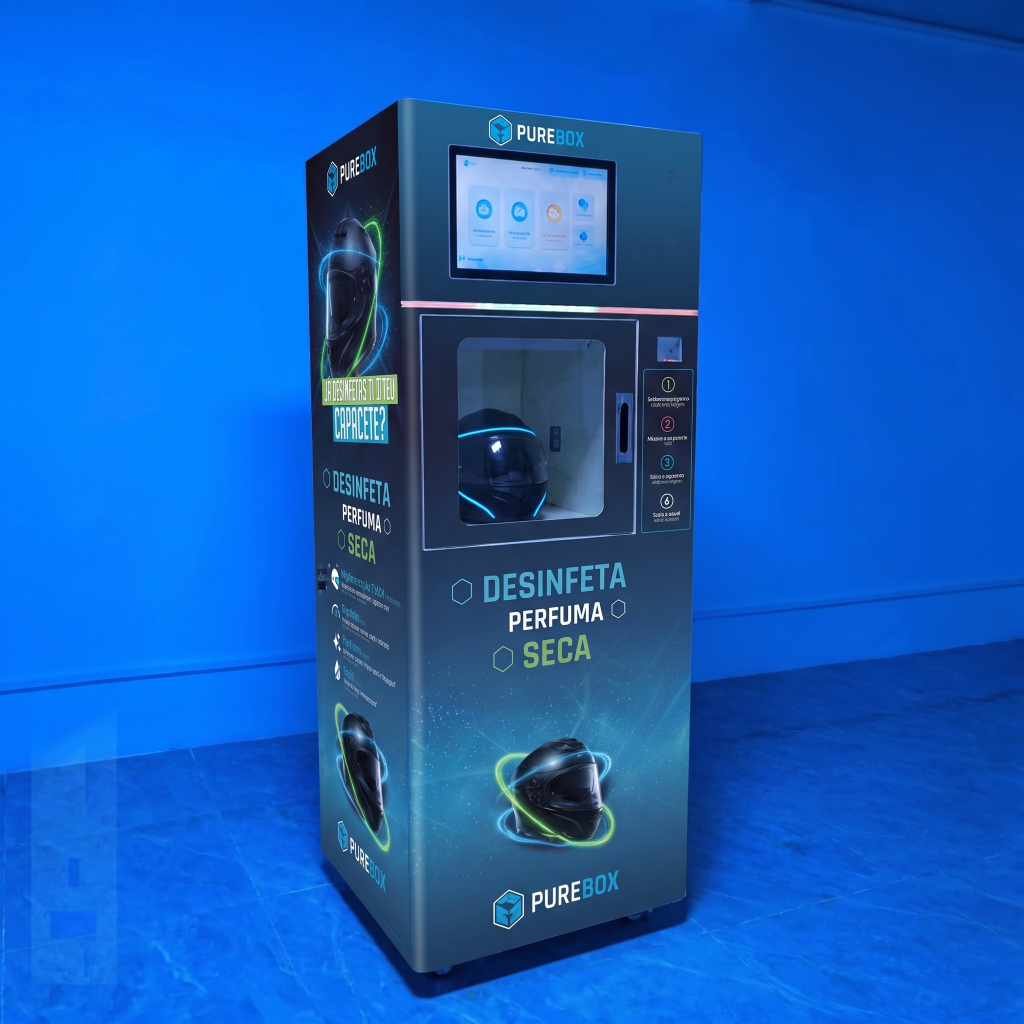 Interior da máquina PureBox