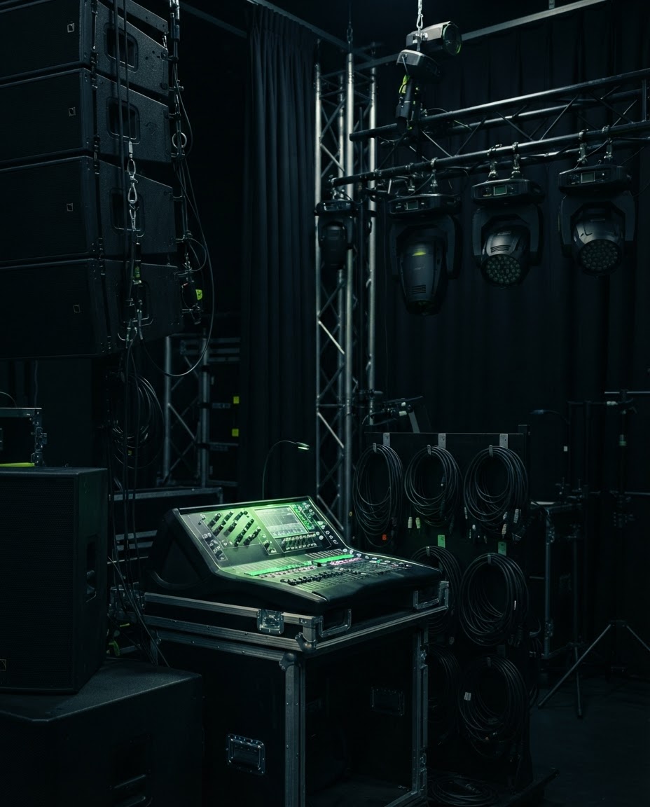 Modern event production equipment