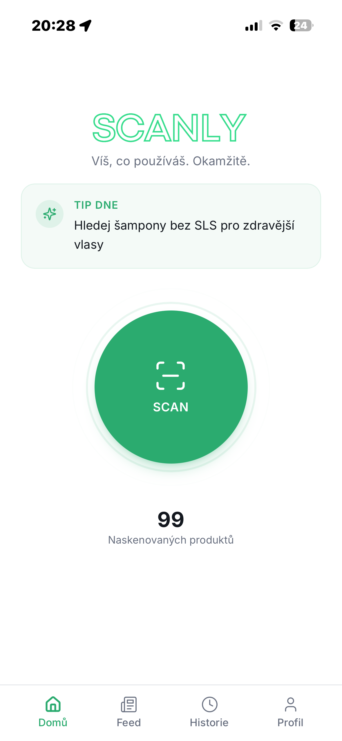 Scanly domů