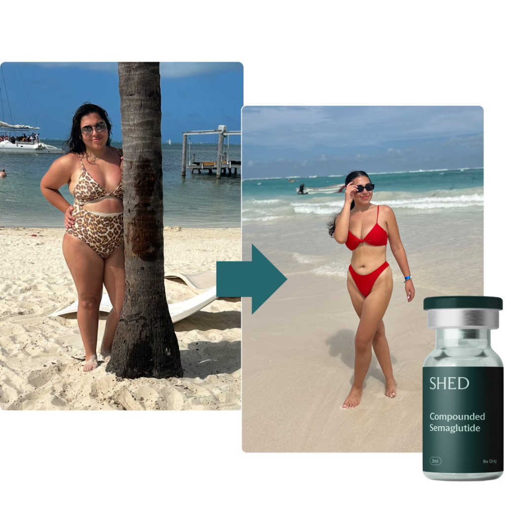 Before and after - 60lbs lost