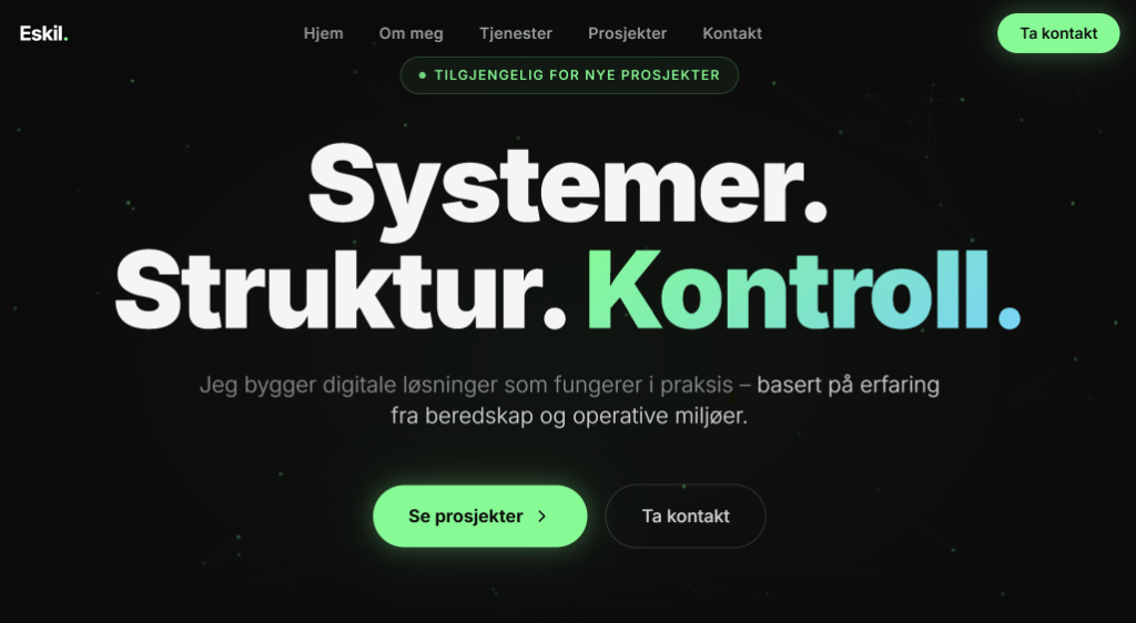 Eskil Rødseth – Portfolio