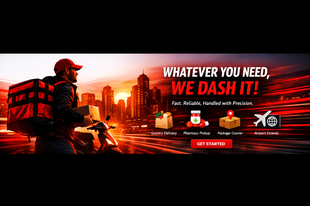 Whatever you need, we dash it!