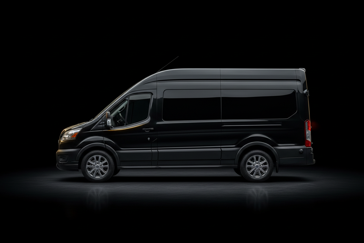 Ford Transit Black Van