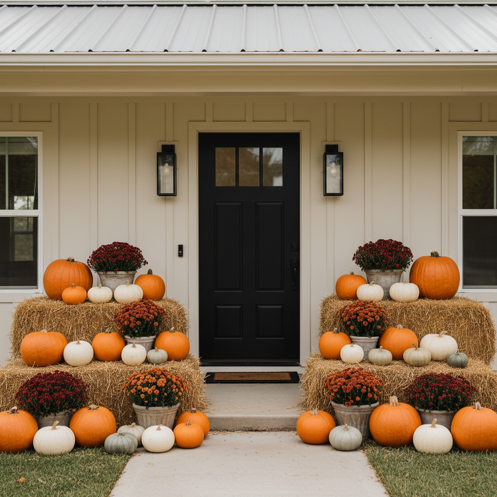 Modern farmhouse porch — Classic scale