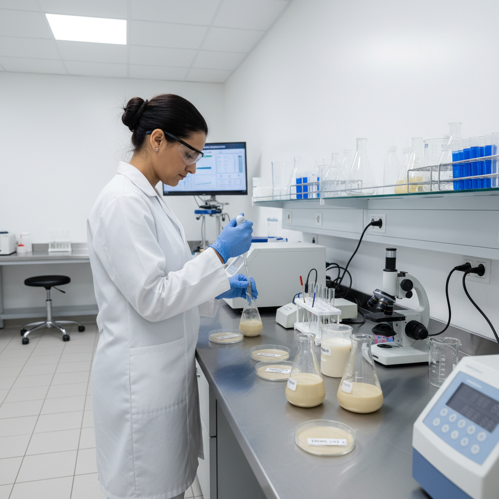 Food safety laboratory — tahini export compliance