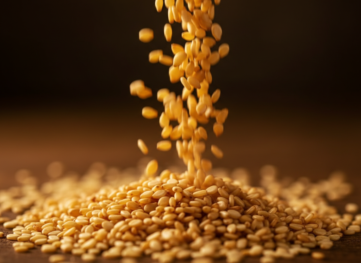 Sesame seeds for tahini production