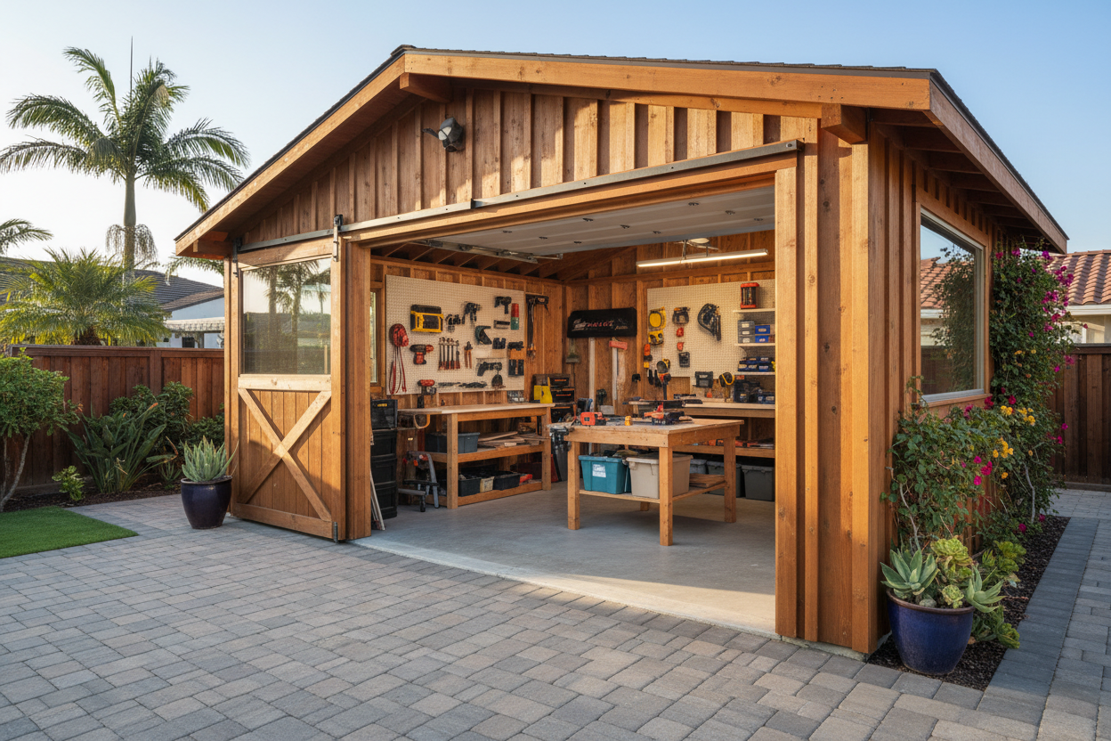 Custom Shed vs. Pre-Fab: Why San Diego Homeowners Choose Complete Shed