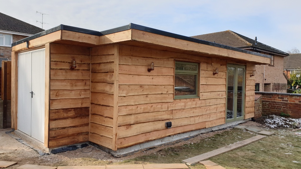 Bespoke timber-clad garden building