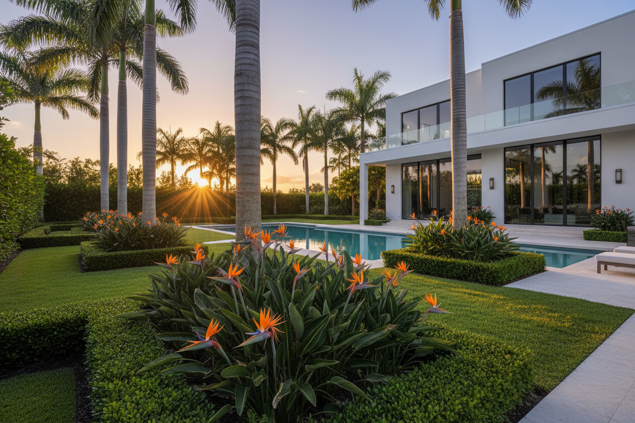 Landscape service by Royal Renovations — Southwest Florida luxury estate contractor