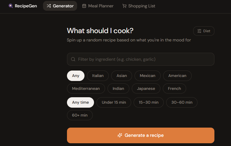 FlavorFind template preview