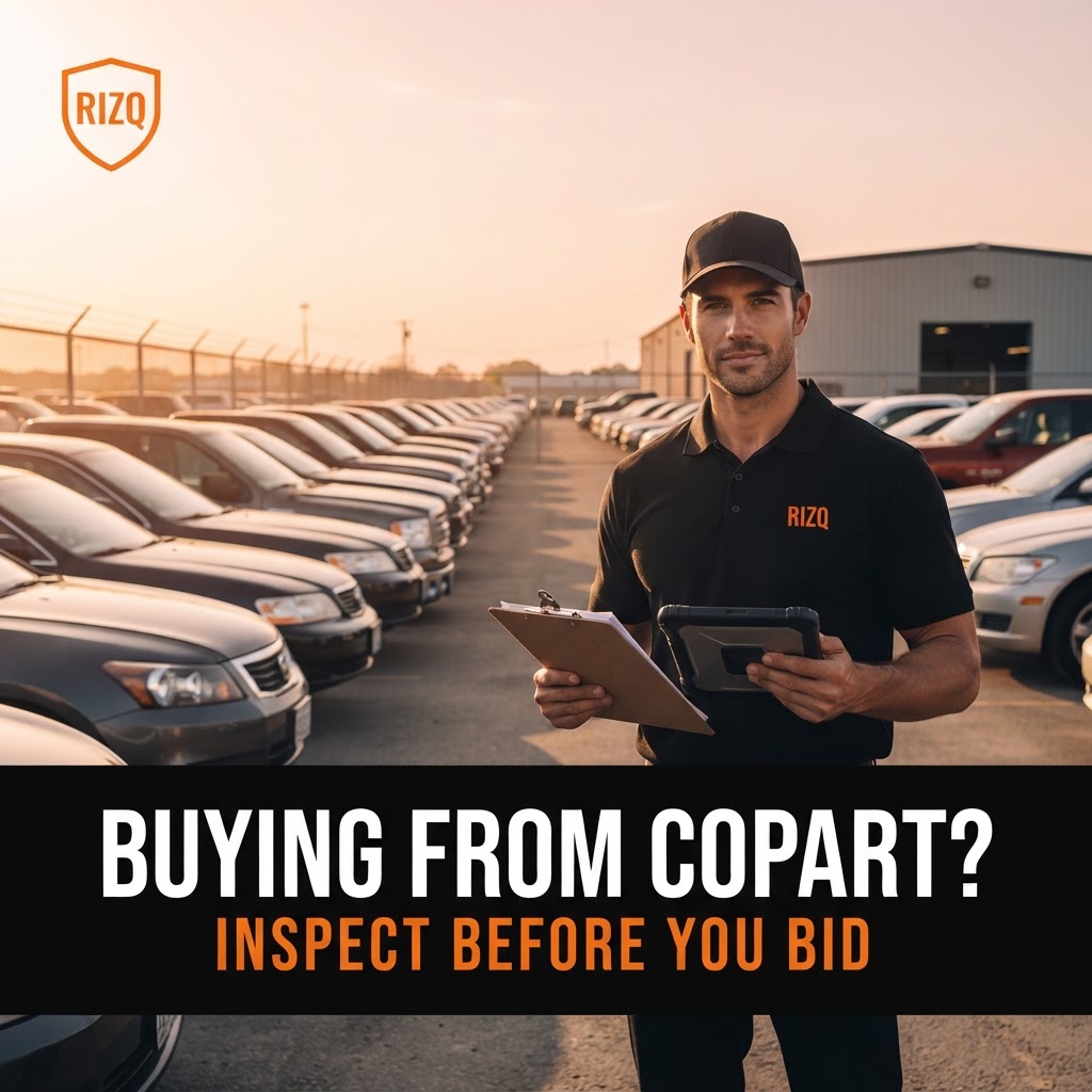 Copart auction vehicle inspection - inspect before you bid