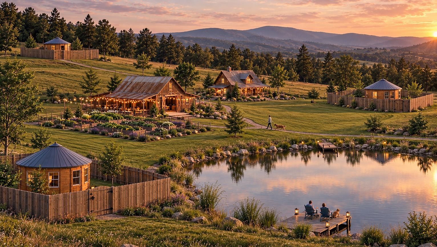 Conceptual visualization of The Copper Dog Ranch